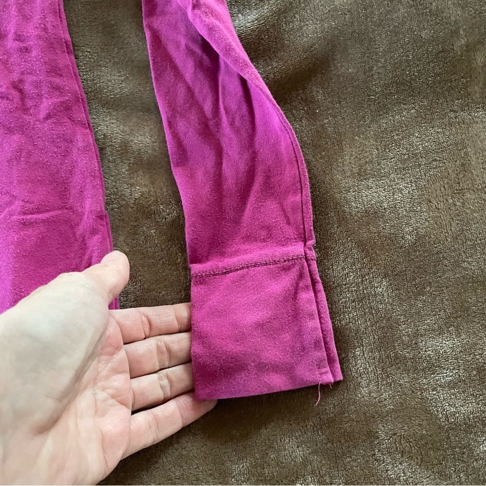 Faded Glory Little Girls Magenta Long Sleeve Shirt/ Tunic Size 6/ 6X - Picture 5 of 6